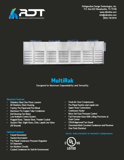 RDT MultiRak Brochure